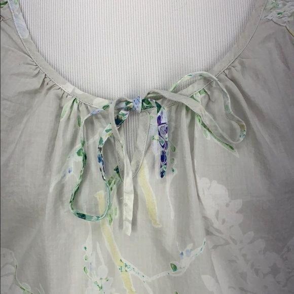 Hester & Orchard‎ XL peasant Floral Cap Sleeve Top Blouse - Picture 7 of 9